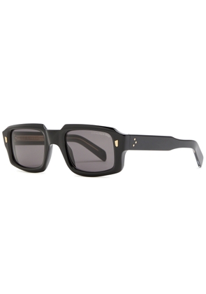 Cutler & Gross Rectangle-frame Sunglasses - Black - One Size