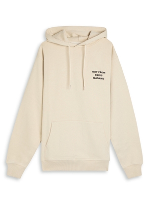 DRÔLE DE Monsieur Nfpm Hooded Cotton Sweatshirt - Off White - L