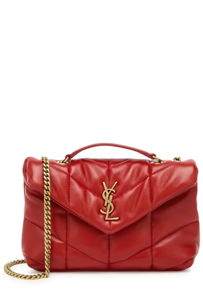 Saint Laurent Toy Puffer Quilted Leather Shoulder bag - Red - One Size