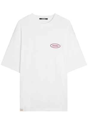Jacquemus Le T-shirt Logo-embroidered Cotton T-shirt - White - M