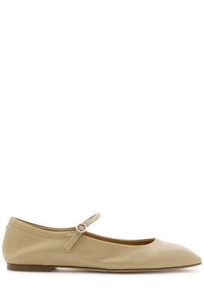 Aeyde Uma Leather Ballet Flats - Beige - 40 (IT40/ UK7)