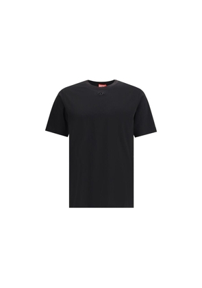Diesel Black Cotton T-Shirt - S