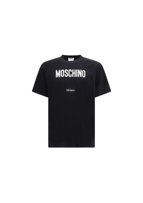 Moschino Black Cotton T-Shirt - M