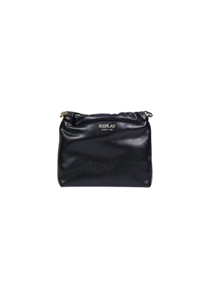 Replay Black Polyester Handbag