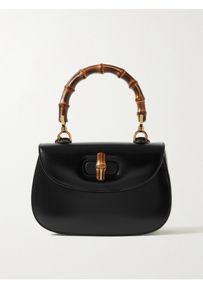 Gucci - Bamboo 1947 Leather Shoulder Bag - Black - One size