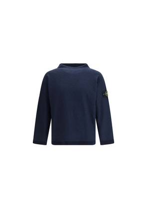 Stone Island Blue Cotton Sweatshirt - L