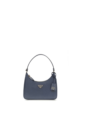 Prada Blue Recycled Polyamide Shoulder Bag