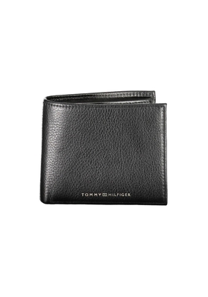 Tommy Hilfiger Black Leather Men Wallet