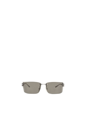 Balenciaga Silver Metal Sunglasses