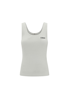 Chloé Beige Cotton Top - M