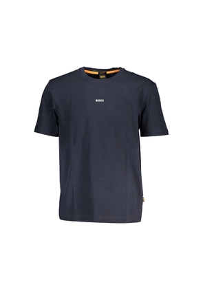 Hugo Boss Blue Organic Cotton Men's T-Shirt - L