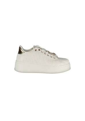 Laura Biagiotti White Polyurethane Women Sneaker - EU38/US8