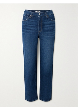 PAIGE - + Net Sustain Sarah Cropped Stretch High-rise Straight-leg Organic Jeans - Blue - 23,24,25,26,27,28,29,30,31,32