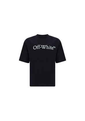 Off-White Black Cotton T-Shirt - S