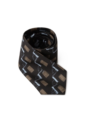 Giorgio Armani Black Silk Tie