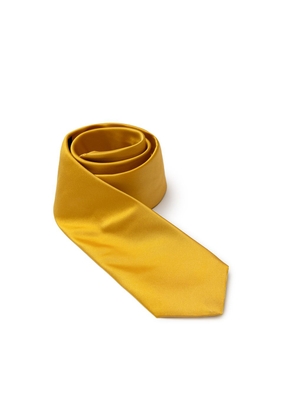 Dolce & Gabbana Gold Silk Tie