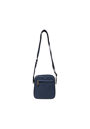 Hugo Boss Blue Recycled Polyurethane Messenger Bag