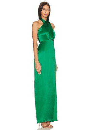 Amanda Uprichard X Revolve Mezcal Gown in Green. Size M. Also in L.