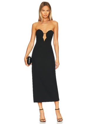 Bardot Eleni Midi Dress in Black. Size 10. Also in 2, 4, 6, 8, 12.