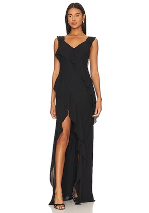 Amanda Uprichard Cantara Gown in Black. Size XS. Also in S.