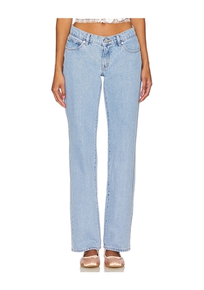 Abrand 99 Straight Jeans in Denim-Light. Size 32. Also in 33.