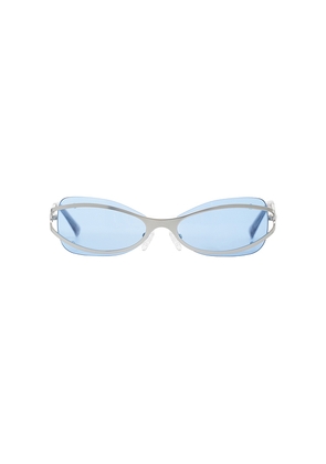 BRU Eyewear x REVOLVE Cannon Sunglasses in Blue.