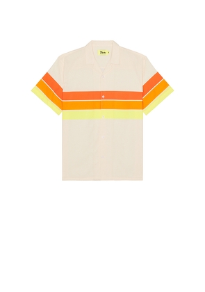 Duvin Design Horizon Button Up Shirt in Orange. Size S. Also in M.