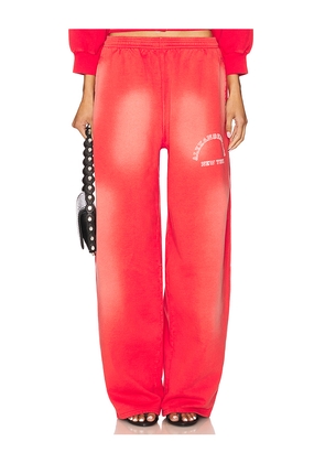 Alexander Wang Articulated Leg Sweatpant in Red. Size S. Also in XS.