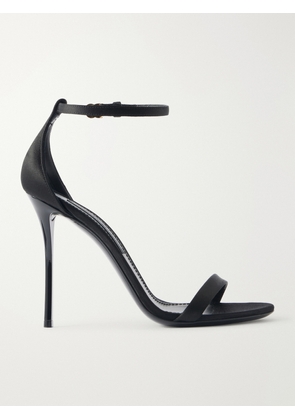 Dolce & Gabbana - Satin Sandals - Black - IT35,IT36,IT36.5,IT37,IT37.5,IT38,IT38.5,IT39,IT39.5,IT40,IT41,IT42