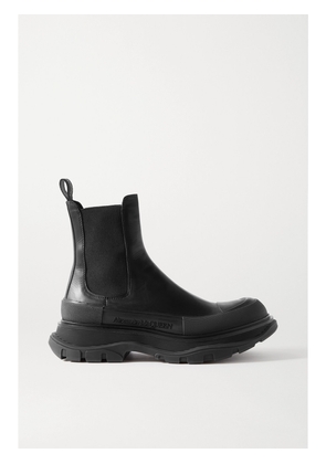 MCQUEEN - Leather Exaggerated-sole Chelsea Boots - Black - IT35,IT36,IT36.5,IT37,IT37.5,IT38,IT38.5,IT39,IT39.5,IT40,IT40.5,IT41,IT41.5