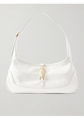 Gucci - Jackie 1961 Textured-leather Shoulder Bag - White - One size