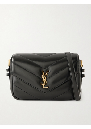 SAINT LAURENT - Loulou Toy Matelassé Leather Shoulder Bag - Black - One size