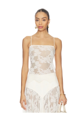 Bardot Hildie Sheer Lace Cami in Beige. Size 10. Also in 4, 2, 6, 8, 12.