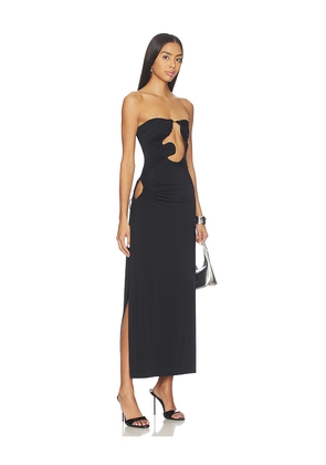 Bardot Alberta Midi Dress in Black. Size 10. Also in 4, 2, 6, 8, 12.