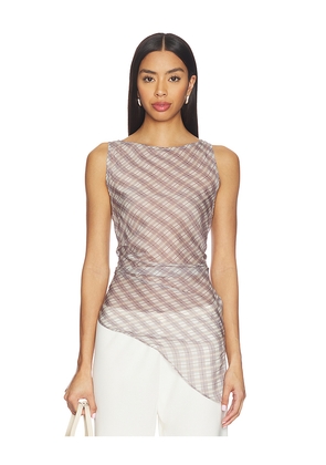 EAVES Phoebe Top in Lavender. Size L. Also in XS, XXS, S, M.