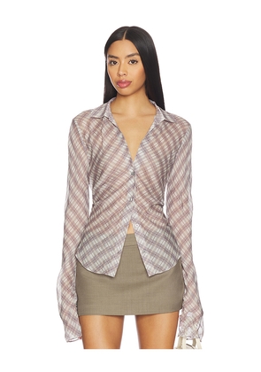 EAVES Vienna Top in Lavender. Size L. Also in XS, XXS, S, M, XL.