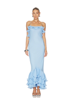 DELFI Delina Dress in Baby Blue. Size L. Also in M, S, XS.