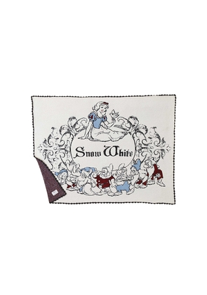 Barefoot Dreams Kids Cozychic Disney Snow White Blanket in Baby Blue.
