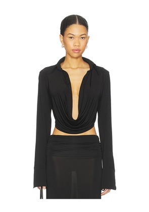 Aya Muse Feyra Top in Black. Size S. Also in L.