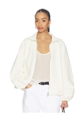 EAVES Aila Sport Jacket in Ivory. Size L. Also in XS, XXS, S, M, XL.