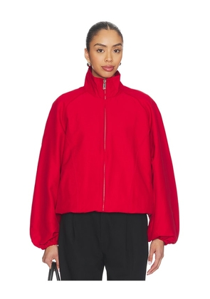 EAVES Aila Sport Jacket in Red. Size L. Also in XS, XXS, S, M, XL.