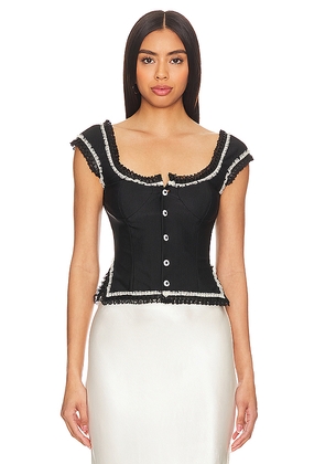 Fait Par Foutch Adeline Top in Black. Size L. Also in XS.