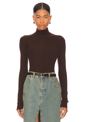 House of Harlow 1960 x REVOLVE Peyton Turtleneck Sweater in Chocolate. Size M. Also in L.