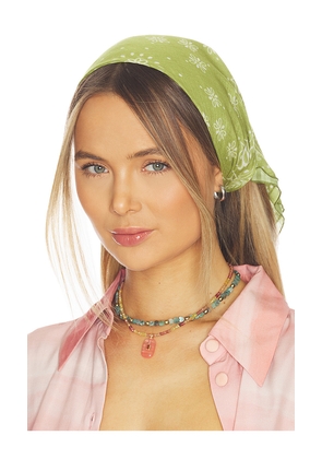 Casa Clara Darcy Scarf in Green.