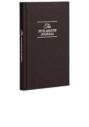 Intelligent Change The Five Minute Journal in Black.