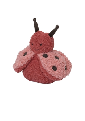 Barefoot Dreams Kids Cozychic Love Bug Buddie in Red.