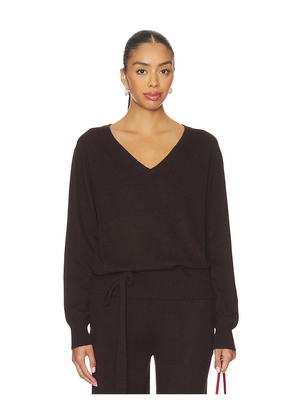 Geel Kiarra Sweater in Chocolate. Size M. Also in S, XS.