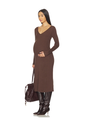 HATCH The Dasha Dress in Chocolate. Size 1. Also in 4, 3.