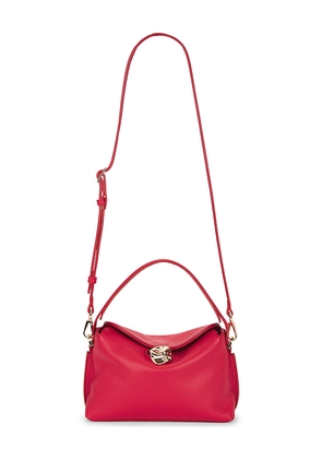 Flattered Hanna Mini Top Handle Bag in Red.