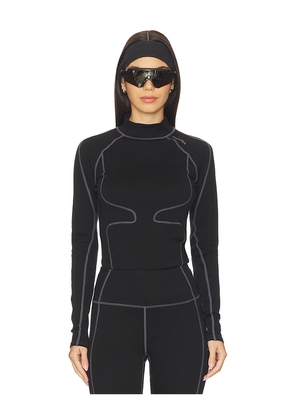 Halfdays Fay Top in Black. Size L. Also in XS, XL.